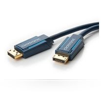 Clicktronic DisplayPort Connection Cable (1x Male DisplayPort - 1x Female DisplayPort) 10m Blue