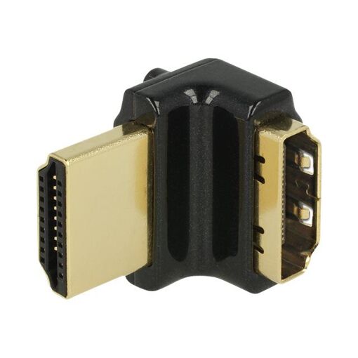 Adaptador HDMI Delock - Conector de 90°, Soporta 4K