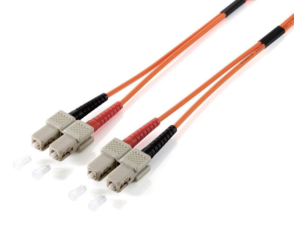 Digital Data Communications SC (M) to SC (M) Fiber Optic Cable, 2m, Duplex, 9/125 µm, OS2, Halogen-Free, Yellow