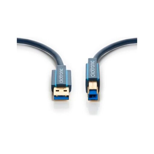 Câble USB 3.0 Clicktronic (3 m, Bleu)