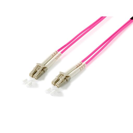 Cable de conexión Digital Data Communications Equip Pro multi modo LC, 15 m, dúplex, OM4, 50/125 micrones, sin halógeno, violeta