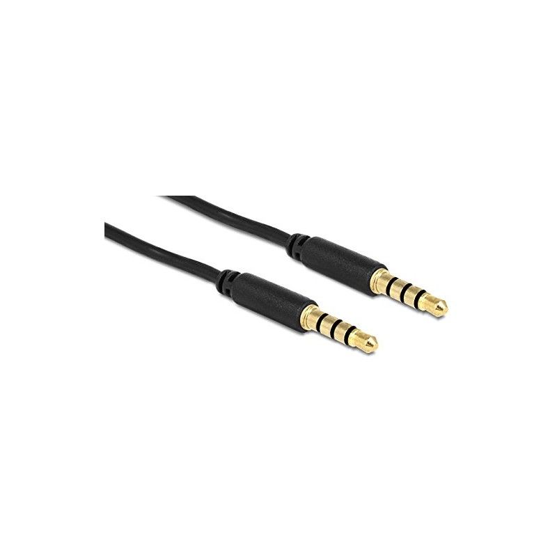 Delock Audio Cable - 50cm, Black