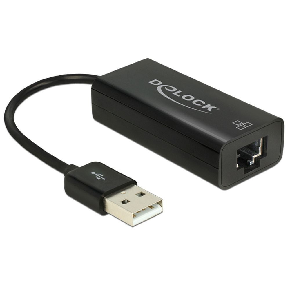 Delock USB 2.0 to LAN Adapter - Network Adaptor - 10/100 Ethernet