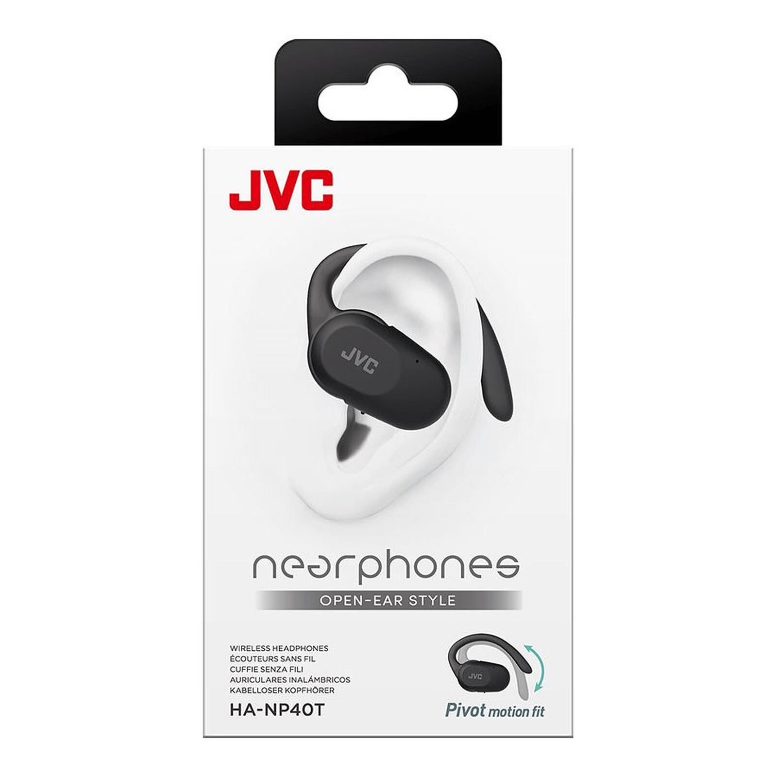 Casques audio JVC HA-NP40T Noir