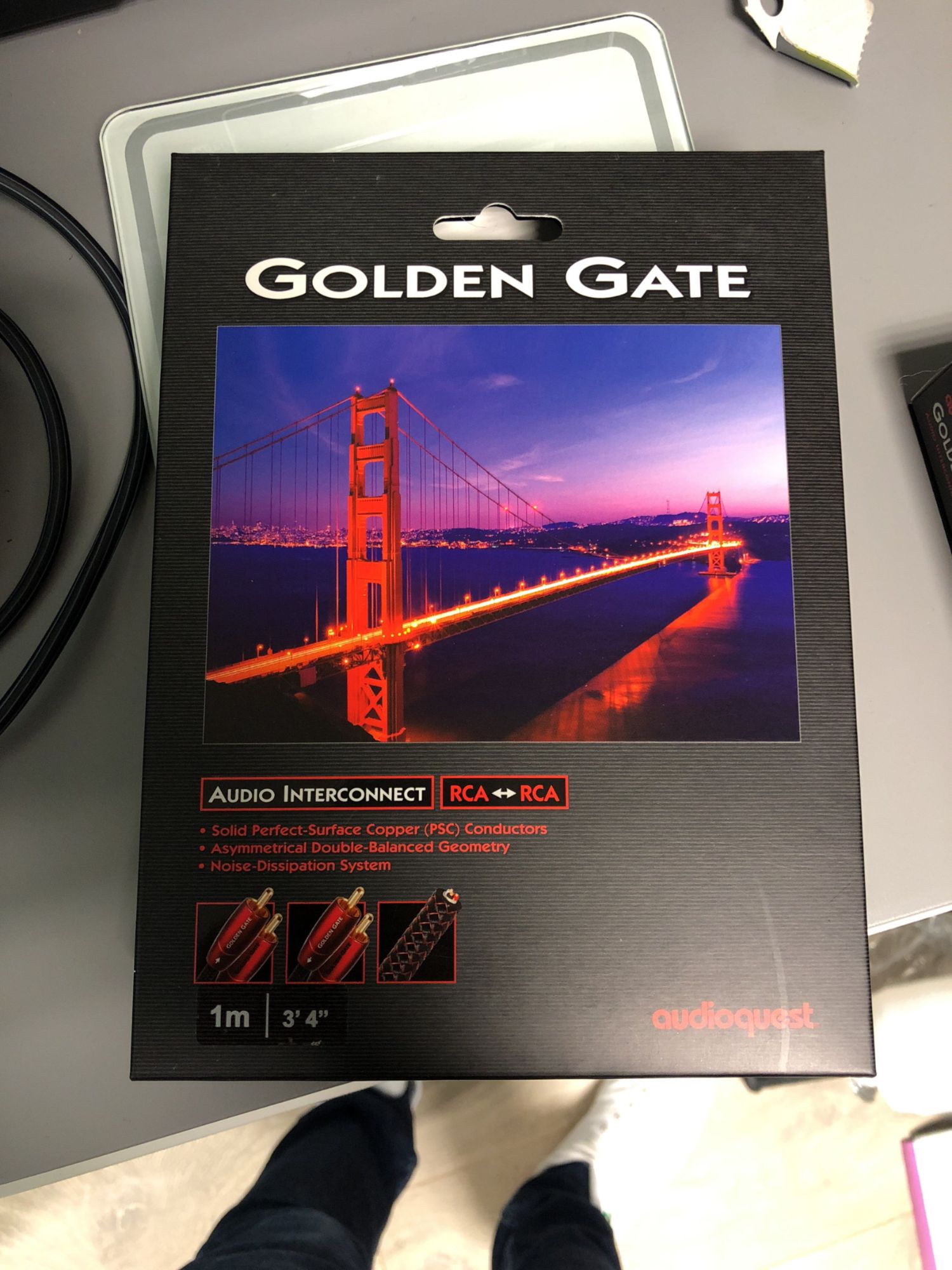 Cable de audio AudioQuest Golden Gate