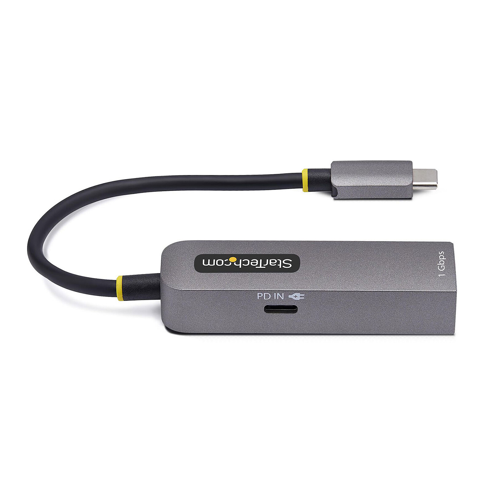 StarTech.com USB-C 3.0 / Gigabit Ethernet adapter with 100W PD (M/F) 