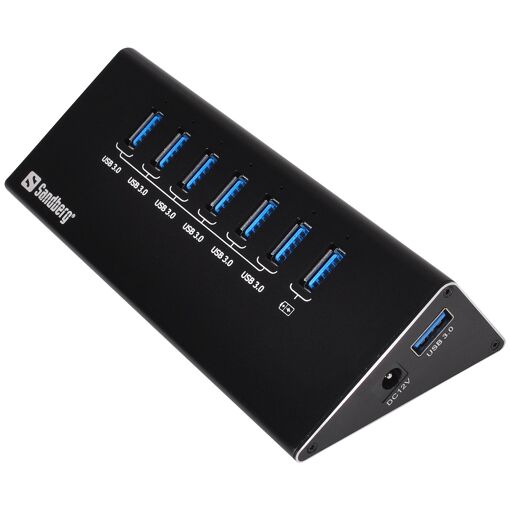 Hub USB 3.0 Sandberg (6+1 ports)