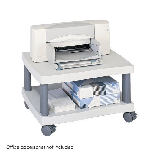 Safco Mobile Printer Stand, Grey