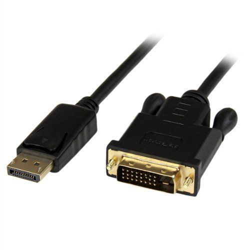 StarTech DisplayPort to DVI Adapter Cable - Active 1.8m Black