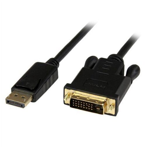 Câble adaptateur StarTech DisplayPort vers DVI actif - 1,8 m Noir