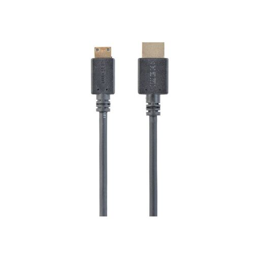 Câble HDMI avec Ethernet Gembird CC-HDMI4C-6 - 1,8 m, mini connecteur HDMI Type C mâle vers HDMI mâle - compatible 4K