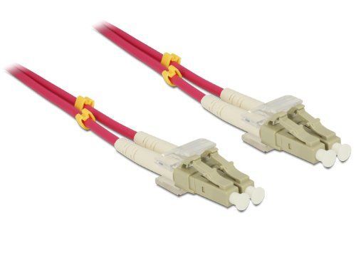 Câble optique Delock - 2 m LC multimode (M) vers LC multimode (M) - OM4, 50/125 micron