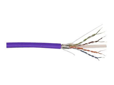 Assmann U/FTP Cat 6 Twisted Pair Cable, 100m, Violet (RAL 4005)