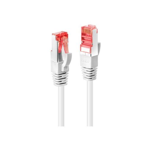 Cable Lindy RJ-45 a RJ-45 - 10 m - SFTP, PiMF - CAT 6 - moldeado, sin gancho - blanco