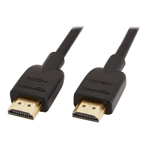 Cable AmazonBasics HDMI con Ethernet - 91,4 cm, blindado, negro, compatible 4K