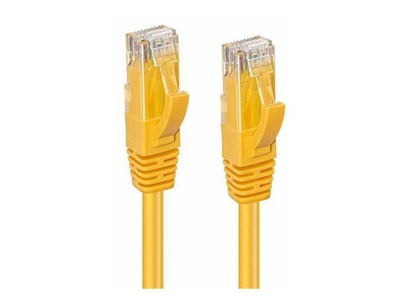 Cable de red MicroConnect - 20 cm UTP CAT 6 sin halógeno amarillo