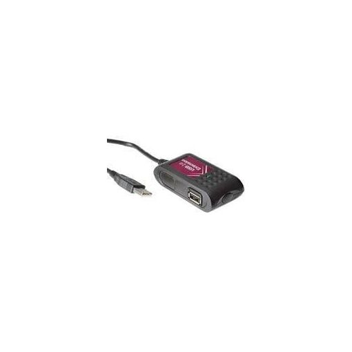 Roline 2-Port USB Extension Cable, 5m - Black, USB 2.0