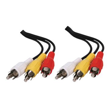 HQ 5m RCA to RCA Composite Video Cable Black