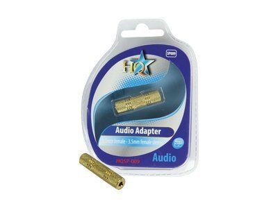 Nedis HQ Standard Audio Adapter - 3.5mm Stereo Mini Jack Female to Female