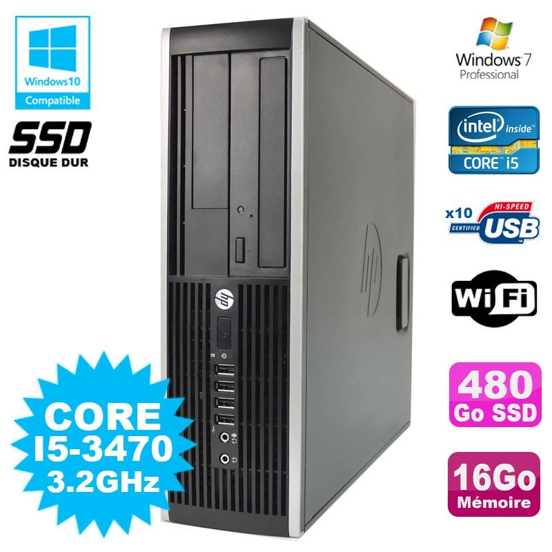 HP Elite 8300 SFF Desktop Computer