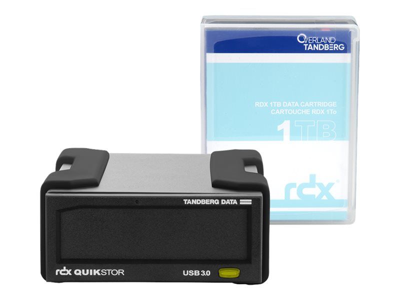 Overland-Tandberg RDX QuikStor 1TB External Hard Drive