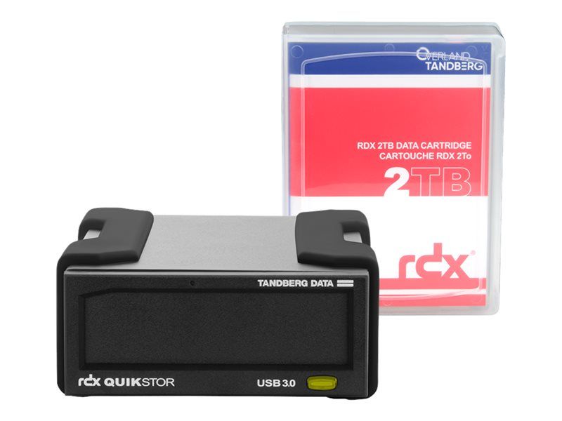 Overland-Tandberg RDX QuikStor 2TB External Hard Drive