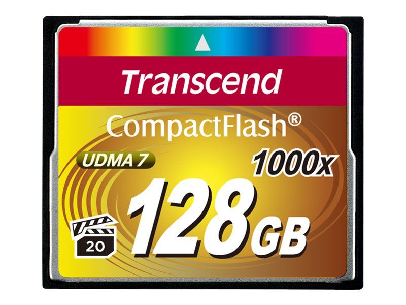 Transcend Ultimate 128GB CompactFlash Memory Card (1000x Speed)