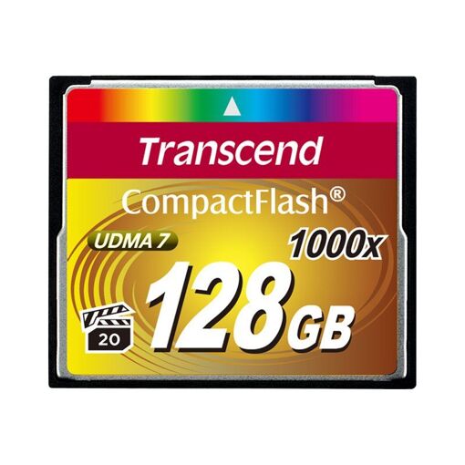 Transcend Ultimate 128GB CompactFlash Memory Card (1000x Speed)