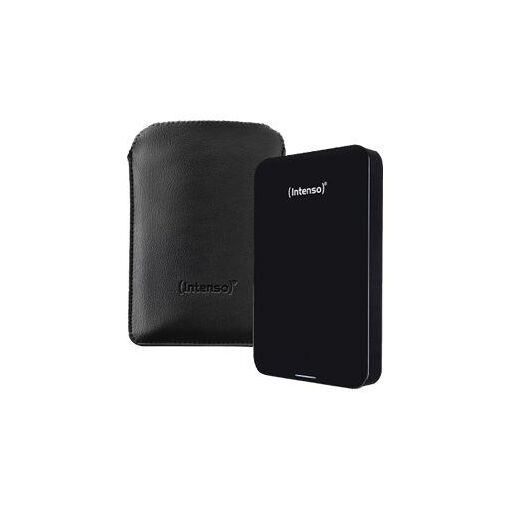Intenso 1TB External Hard Drive - USB 3.0 - 2.5" - 5400 RPM - 8MB Buffer - Black