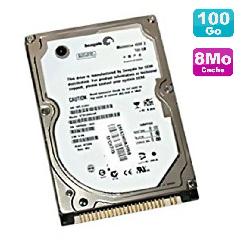 Seagate Momentus 2.5" Internal Hard Drive, 100GB, 4200 RPM, 8MB Cache (IDE)