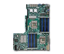 Super Micro Computer X8DTU-LN4F+ Motherboard - Socket LGA1366 - Supports 2 CPUs - i5520 Chipset - 4 x Gigabit LAN - Integrated Graphics