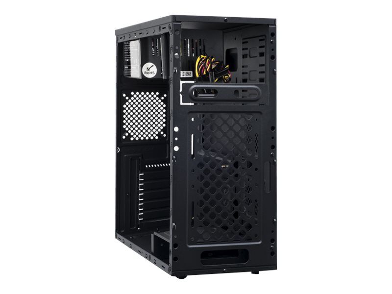 Suza Advance Origin 480 - Mid-Tower - 480W (ATX) - Matte Black - USB/Audio