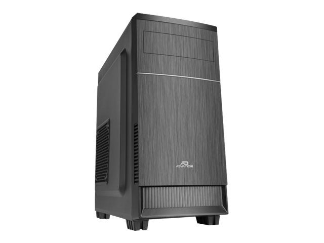 Suza Advance Impulse 480 - Mid-Tower - 480W ATX - Matt Black - USB/Audio