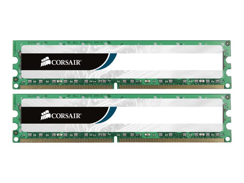 Kit Corsair Value Select 8 Go DDR3 (2 x 4 Go) 1600 MHz PC3-12800 CL11 1,5 V mémoire sans tampon non ECC