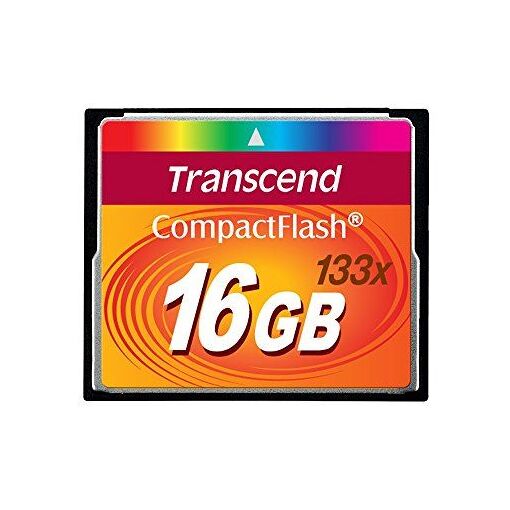 Tarjeta de memoria CompactFlash Transcend 16 GB (133x)