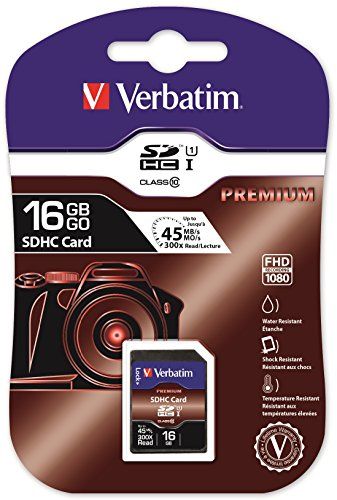 Verbatim 16GB SDHC Class 10 Memory Card