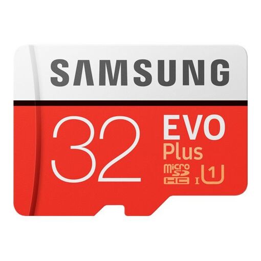 Samsung EVO Plus 32GB MicroSDHC Card (UHS Class 1/Class 10, Adapter Included)