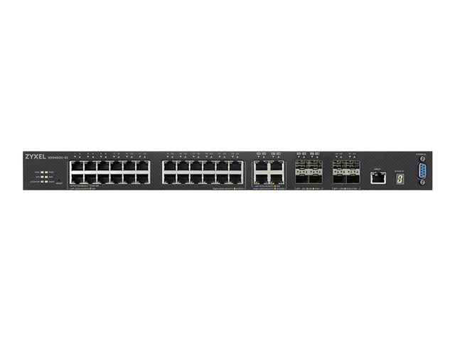 ZyXEL XGS4600-32 Managed Switch - 24x10/100/1000 + 4xCombined Gigabit SFP + 4x10 Gigabit SFP+