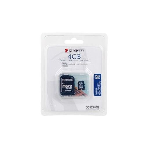 Kingston 4GB Memory Card + SD Adapter for Samsung CHAT S3570
