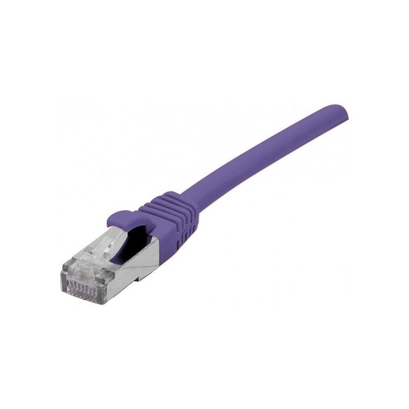 CUC Network Cable - 1.5m Cat6a UTP Shielded Twisted Pair Cable, RJ-45 Male to RJ-45 Male, Purple