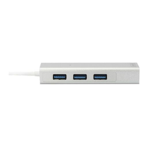 Hub Digitus DA-70250-1 - 3x USB 3.0 SuperVelocidad + 1x Ethernet 10/100/1000