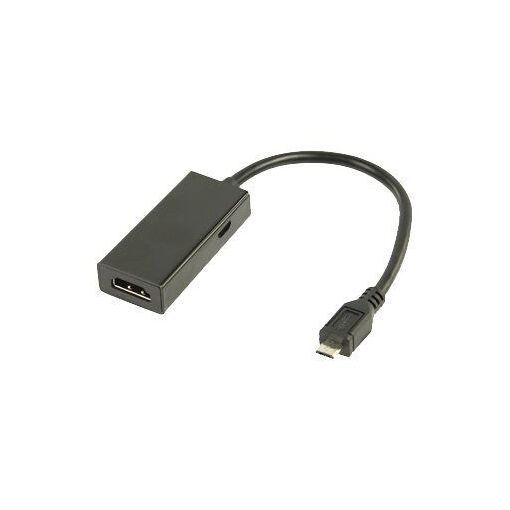 Nedis Valueline Audio/Video Adapter - 20cm Micro-USB Type B Male to HDMI, Female