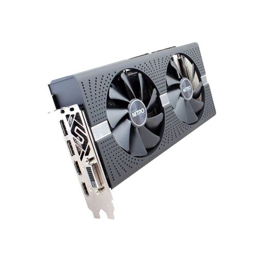 Carte graphique Sapphire Nitro+ RX 580 - Radeon RX 580 - 4 Go GDDR5 - PCIe 3.0 x16 - DVI, 2 HDMI, 2 DisplayPort