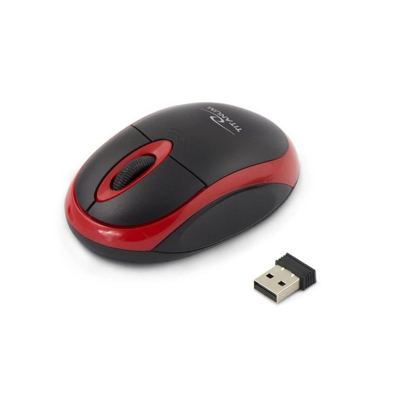 Esperanza Titanum Vulture 3D Wireless Mouse TM116R (Black/Red)
