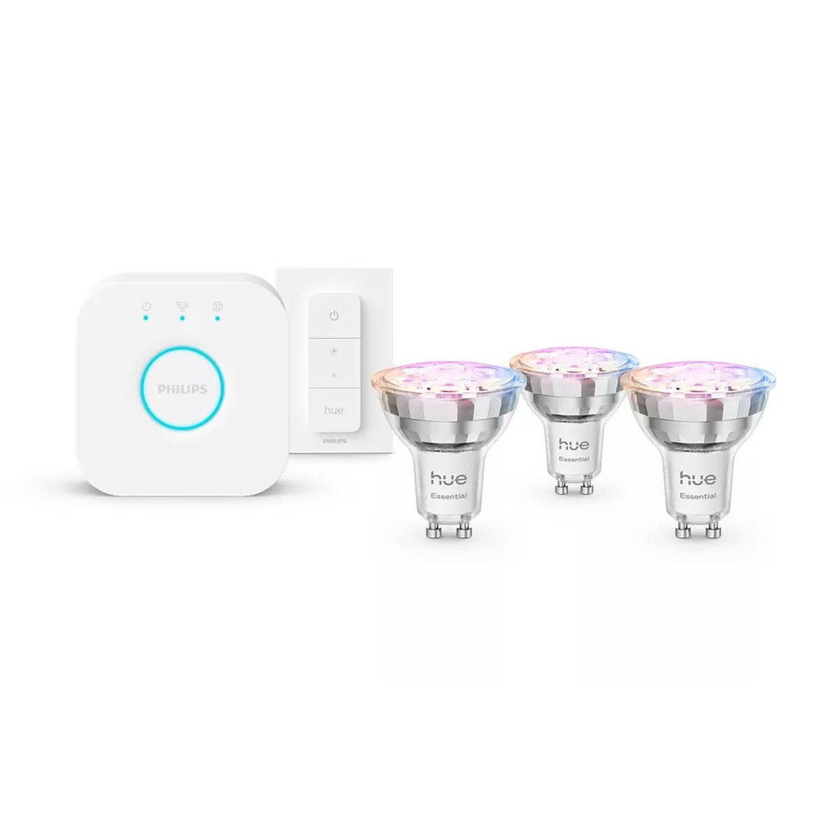 Philips Hue White Ambiance Kit de démarrage Essential GU10 4.7 W Bluetooth x 3
