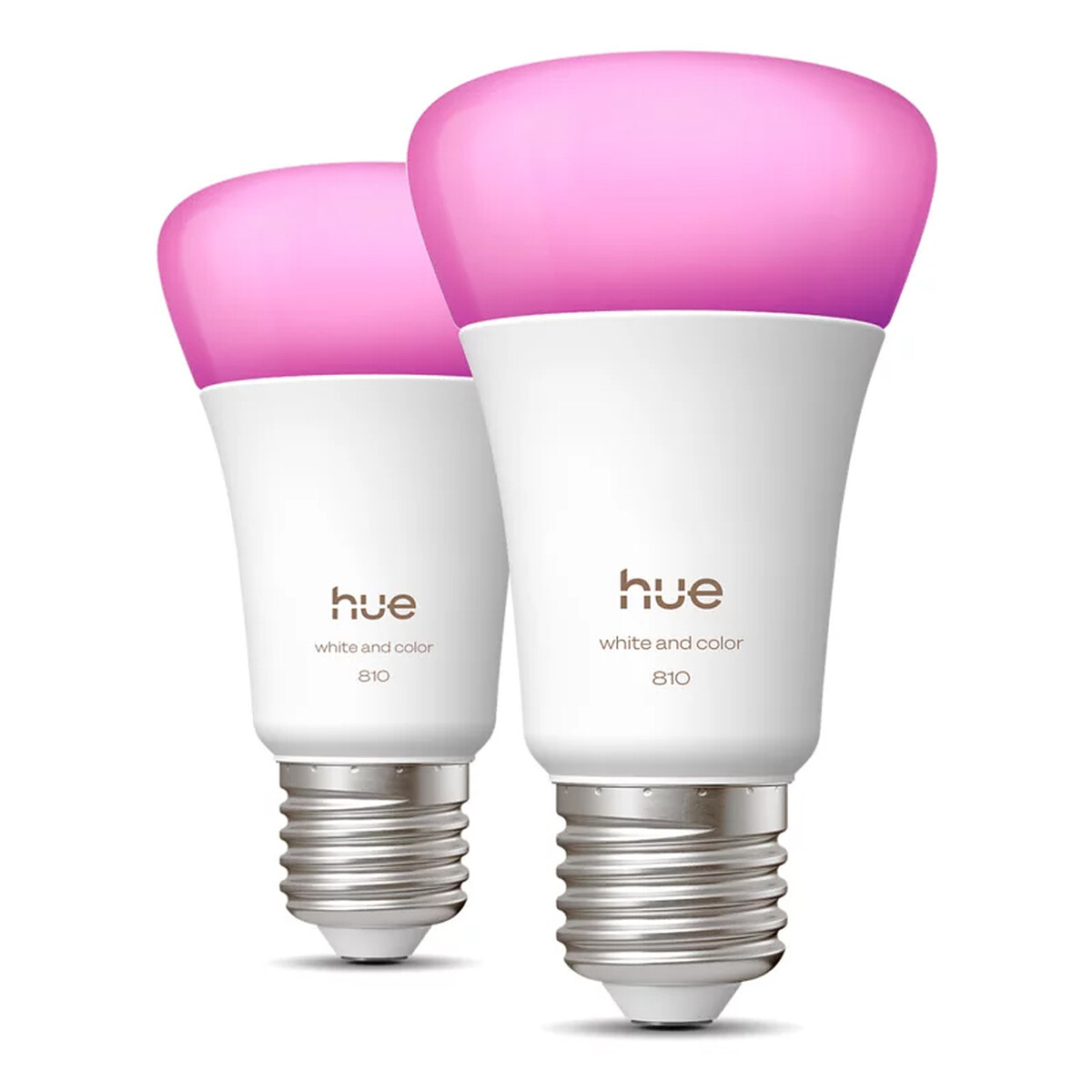 Philips Hue White and Color Ambiance E27 A60 6 W Bluetooth x 2
