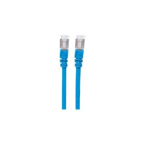 IC Intracom Network Patch Cable, Cat6, 5m, Blue, Copper, S/FTP, LSOH, PVC, RJ45, Gold Plated, Snagless, Booted