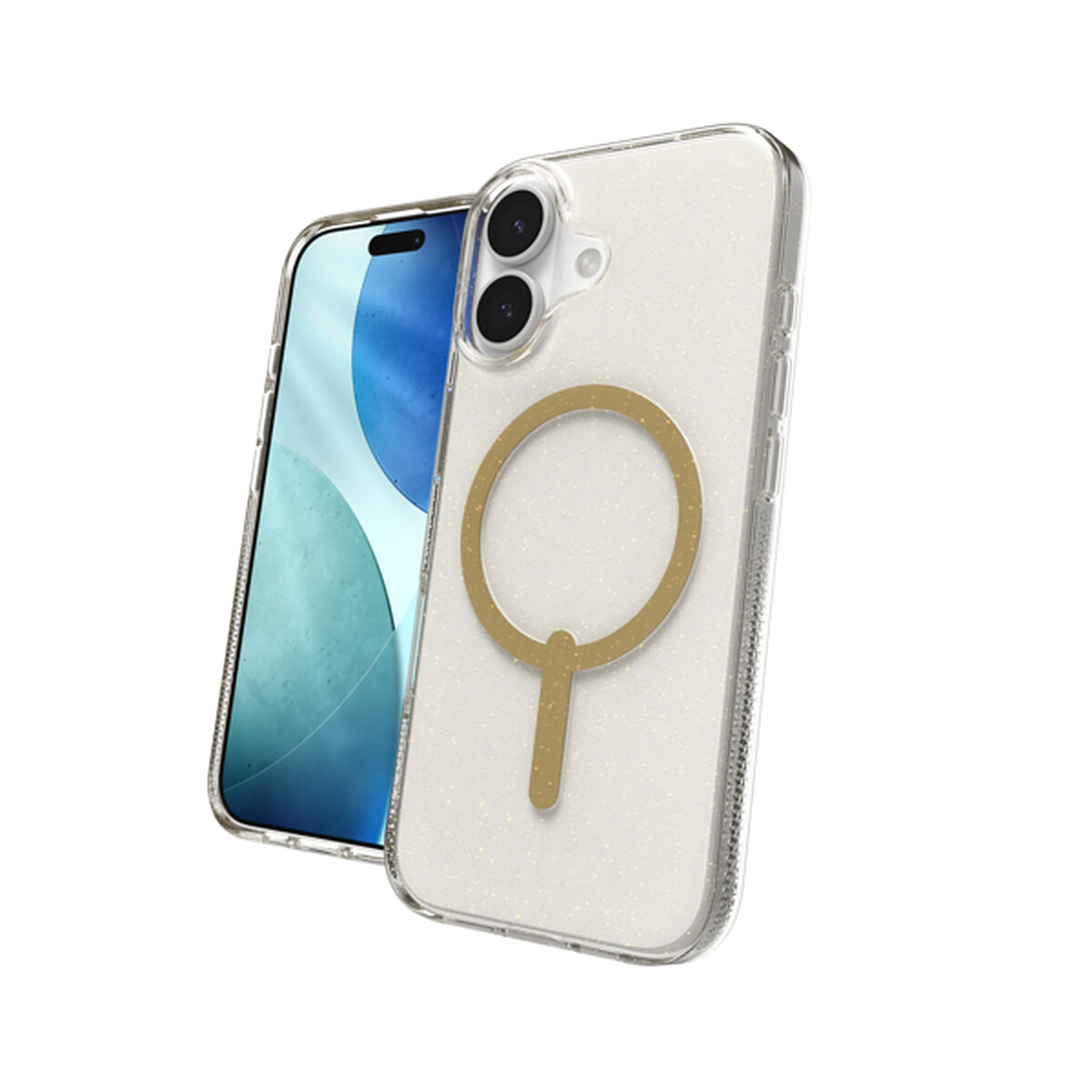 Zagg Milan Snap Glitter Gold iPhone 17