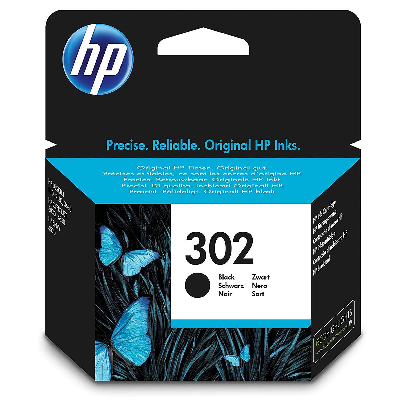 HP 302 Black (F6U66AE)