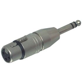 Neutrik XLR3 to Stereo Jack Adapter
